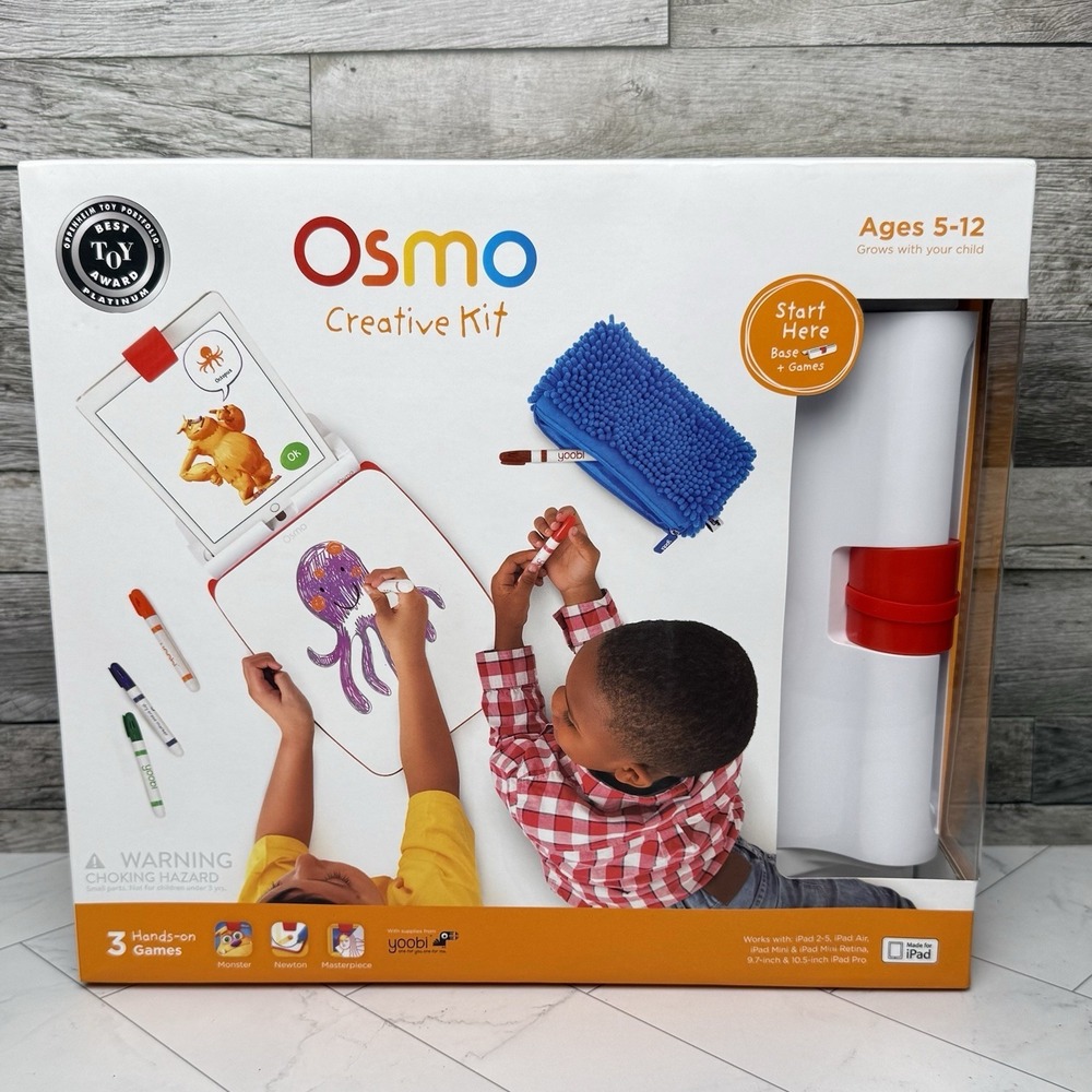 Osmo - Creative Starter Kit for iPad in box drawing game  With Yoobi